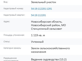 Продается Дачный участок 11.2  сот., 1100000 рублей