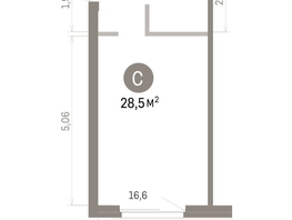 Продается Студия ЖК Пшеница, дом 5.2, 28.52  м&sup2;, 4390000 рублей