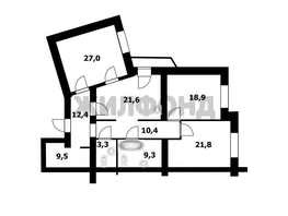 3-комн, Зыряновская ул, д.57