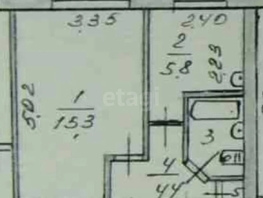 Продается 1-комнатная квартира Коммунистический пр-кт, 28.7  м&sup2;, 2700000 рублей