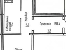 Продается 1-комнатная квартира ЖК Самоцветы, Бирюза дом 2, 45.8  м&sup2;, 4500000 рублей