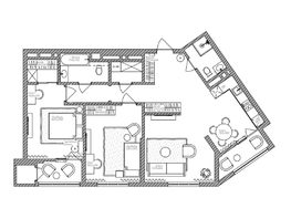 Продается 3-комнатная квартира ЖК Беринг, дом 2, 92.7  м&sup2;, 14890000 рублей