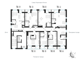 Продается Студия ЖК Нормандия-Неман, дом 3, 54.5  м&sup2;, 9040000 рублей