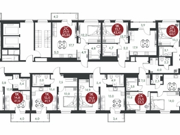 Продается 2-комнатная квартира ЖК Скандинавские кварталы, дом 1, 60.1  м&sup2;, 8360400 рублей