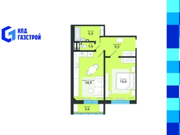 Продается 2-комнатная квартира ЖК Чистая Слобода, дом 59, 55  м&sup2;, 6960000 рублей