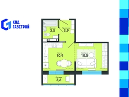 Продается Студия ЖК Чистая Слобода, дом 65, 32.4  м&sup2;, 5060000 рублей