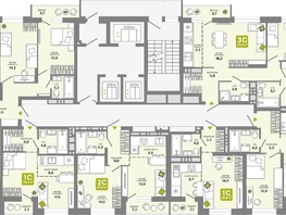 Продается 2-комнатная квартира ЖК Счастливый квартал, дом 2, 40.8  м&sup2;, 7650000 рублей