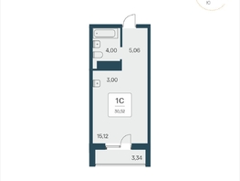 Продается Апартамент АК Тайм Парк, 30.5  м&sup2;, 6350000 рублей