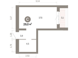 Продается Студия  Квартал Молодость, дом 1, 29.01  м&sup2;, 5450000 рублей