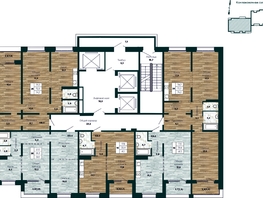 Продается 2-комнатная квартира ЖК Галактика, дом 3 Сатурн, 74.7  м&sup2;, 9210000 рублей