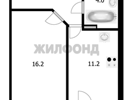 1-комн, Громова ул, д.17
