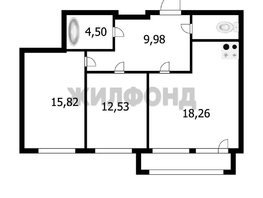 Продается 3-комнатная квартира ЖК Бирюзовая жемчужина-2, 72  м&sup2;, 10500000 рублей