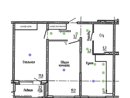 Продается 2-комнатная квартира ЖК Акварельный 4.0, 63.8  м&sup2;, 9000000 рублей