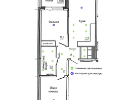 Продается 2-комнатная квартира ЖК Самоцветы, Бирюза дом 3, 63.9  м&sup2;, 8480000 рублей