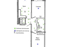 Продается 2-комнатная квартира ЖК Самоцветы, Бирюза дом 3, 65  м&sup2;, 8500000 рублей
