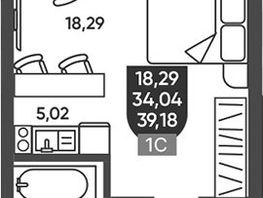 Продается Студия ЖК Ермак, 34.04  м&sup2;, 5250000 рублей