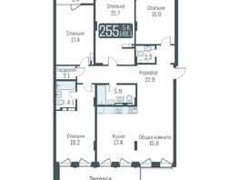 Продается 5-комнатная квартира  Кварталы Немировича, 1 очередь, 146.4  м&sup2;, 24010000 рублей