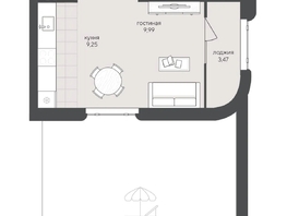 Продается 1-комнатная квартира ЖК Новый Кедровый, дом 2, 84.24  м&sup2;, 8550000 рублей