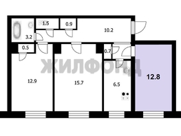 Продается Комната Станиславского ул, 12.8  м&sup2;, 1500000 рублей