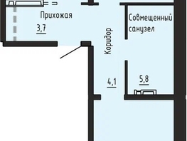 Продается 2-комнатная квартира ЖК Гренландия, Лес дом 6, 68.3  м&sup2;, 8200000 рублей
