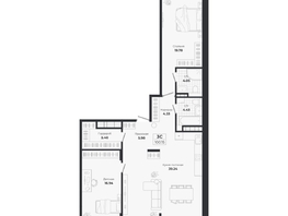 Продается 3-комнатная квартира ЖК Ясный берег, дом 10, бс 8-10, 100.15  м&sup2;, 16107000 рублей
