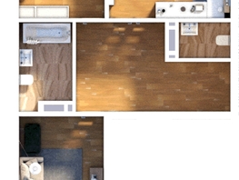 3-комнатная квартира, 69.73 м², 2-6/24 этаж