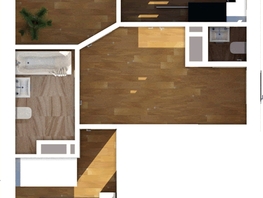 3-комнатная квартира, 67.72 м², 15-24/24 этаж