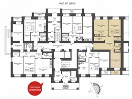 3-комнатная квартира, 71.8 м², 1/10 этаж