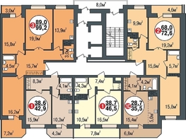 Продается Студия ПОКРОВСКИЙ, б/с 1, 2, 35.5 м², 2500000 рублей