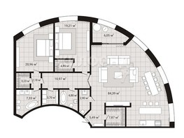 Продается 3-комнатная квартира ЖК Nautilus (Наутилус), 178  м², 41716300 рублей