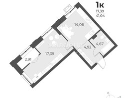 Продается 1-комнатная квартира ЖК Рафинад, дом 1, 28.7  м², 4400000 рублей