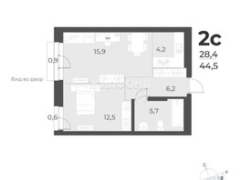 Продается 2-комнатная квартира ЖК Новелла, 51.6  м², 8500000 рублей