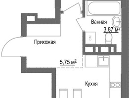 Продается 1-комнатная квартира ЖК Чкалов, дом 7, 45.19  м², 7049640 рублей