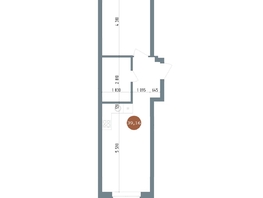 Продается 2-комнатная квартира ЖК 19/56 Кварталы Телецентра, сек 6, 39.16  м², 7830000 рублей