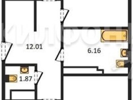 Продается 3-комнатная квартира ЖК Сакура парк, дом 1, сек 2, 95.41  м², 13750000 рублей
