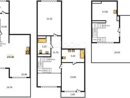 Продается 2-комнатная квартира ЖК Европейский берег, дом 39, 173.5  м², 18970000 рублей