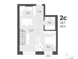 Продается 2-комнатная квартира ЖК Новелла, 80.1  м², 14300000 рублей