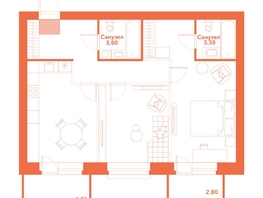 Продается 2-комнатная квартира ЖК Спектр, дом 9, 75.26  м², 11490000 рублей