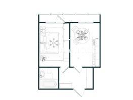 Продается 1-комнатная квартира Есенина ул, 37.3  м², 4700000 рублей