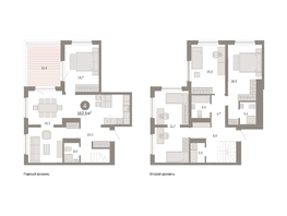 Продается 4-комнатная квартира ЖК Европейский берег, дом 49, 162.53  м², 28540000 рублей