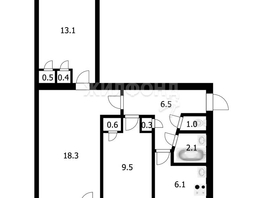 Продается 3-комнатная квартира Красный пр-кт, 59.1  м², 6500000 рублей