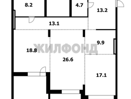 Продается 3-комнатная квартира ЖК Flora Fauna (Флора и Фауна), дом 12а, 111.6 м², 34000000 рублей