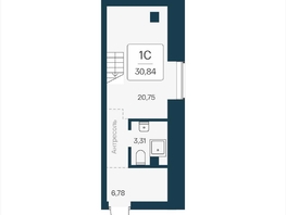 Продается Студия АО Лофт.Наука, 30.84  м², 5500000 рублей