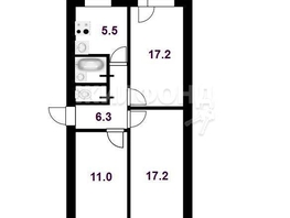 Продается 3-комнатная квартира Ударная ул, 61  м², 5900000 рублей