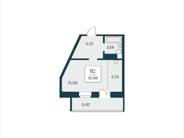 Продается Студия ЖК Сакура парк, дом 3, 35.96  м², 7700000 рублей