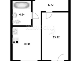 Продается 1-комнатная квартира Петухова ул, 36.1  м², 3850000 рублей