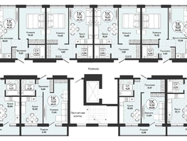 Продается 1-комнатная квартира ЖК Одоевский, дом 4, 42.28  м², 4559500 рублей