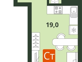 Продается Студия ЖК Тайгинский парк, дом 4, 28  м², 4370000 рублей