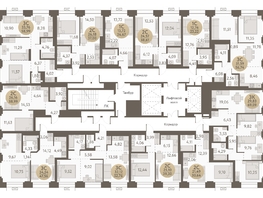 Продается 3-комнатная квартира ЖК Urban-peaks (Городские вершины), 69.09  м², 9376000 рублей