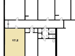 Продается Комната Железнодорожная ул, 17.2  м², 860000 рублей